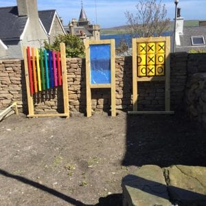 Rubber Tiles Used To Create Sensory Play Area - Play Equipment Installed