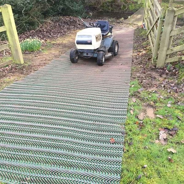 TurfMesh To Drive On, On Incline