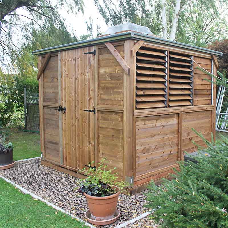10ft x 10ft Plastic Shed Base With Shed