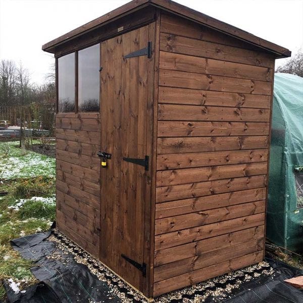 6ft x 4ft Plastic Shed Base With Shed