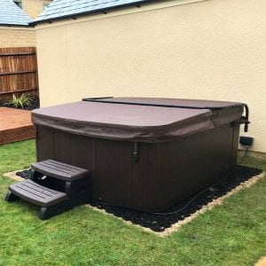 Hot Tub And Base Installed