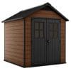 Keter Newton 7.5x7 Plastic Garden Storage Shed - Image 3