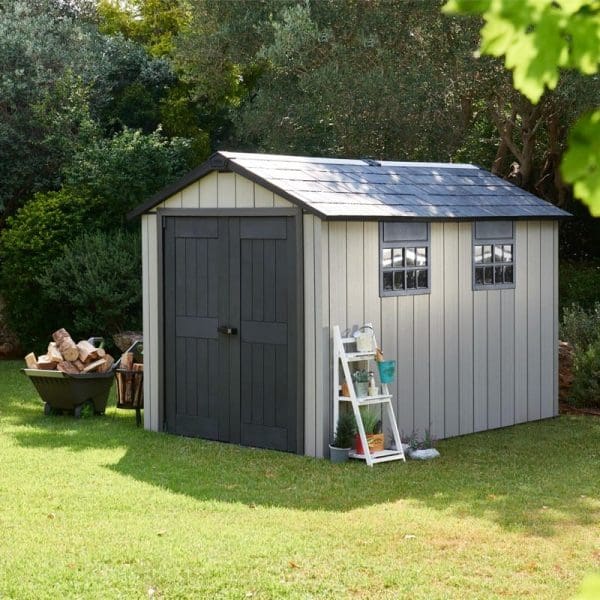Keter Oakland 7.5x11 Plastic Garden Storage Shed