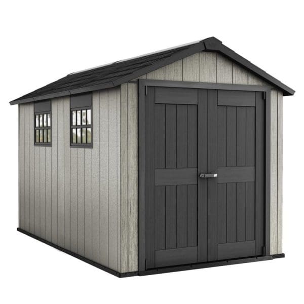 Keter Oakland 7.5x11 Plastic Garden Storage Shed - Image 13