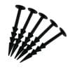 Plastic Fixing Peg 150mm - Black 100pk