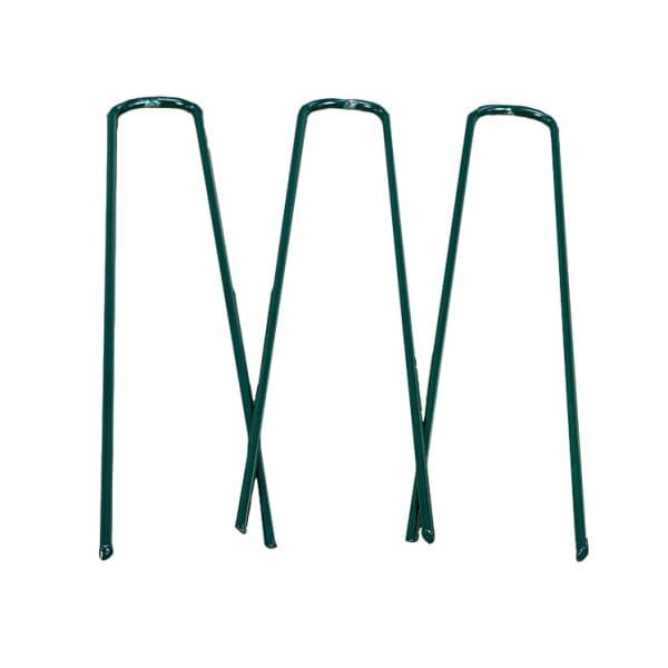 U-Pin Green Coated 3mm Diameter - 100pk