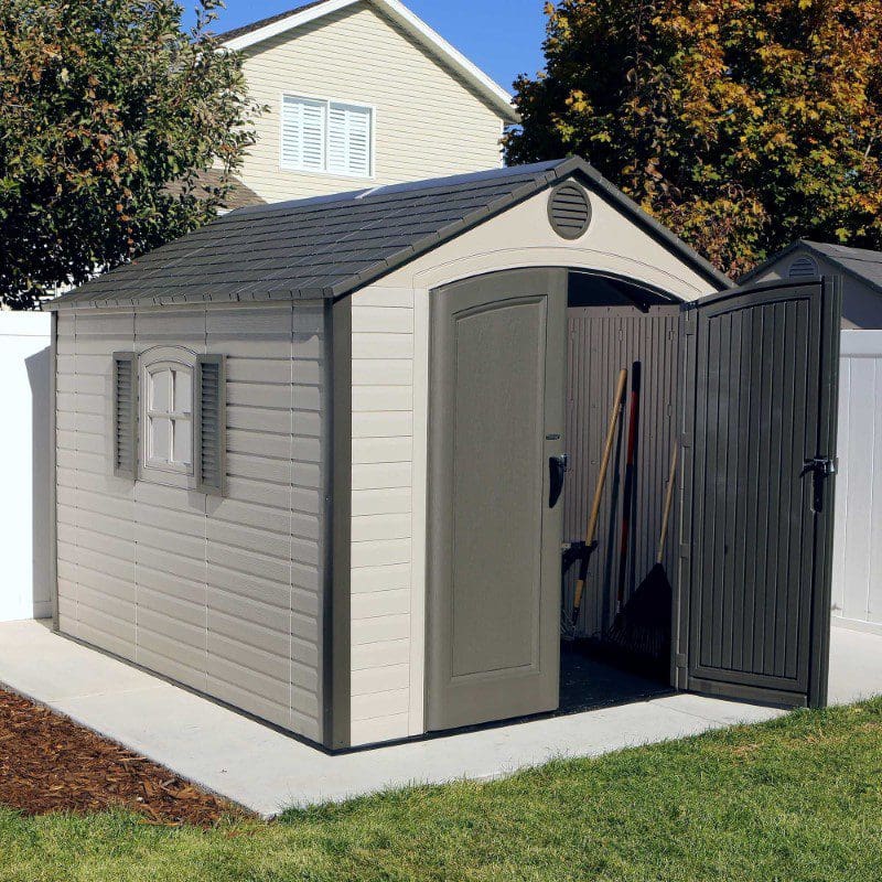 Plastic Shed Lifetime 8 X10 Outdoor Storage Outdoor Storage Shed, Storage Sheds Plastic Containers Costco Uk
