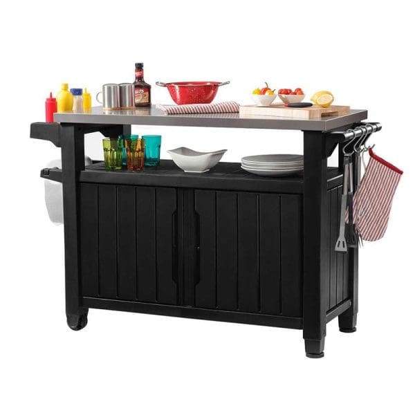 Keter BBQ Trolley - Unity Double Table - Image 2