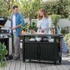 Keter BBQ Trolley - Unity Double Table