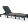 Keter Daytona Sun Lounger  Grey - Image 2