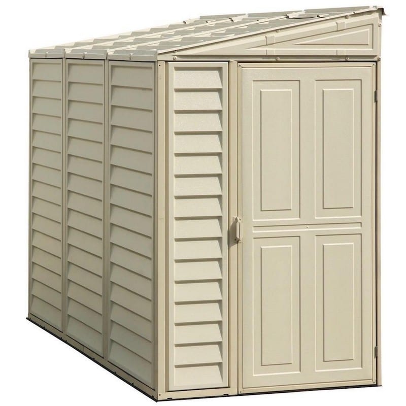Lean To Shed | 4'x8' Saffron Lean To Plastic Shed