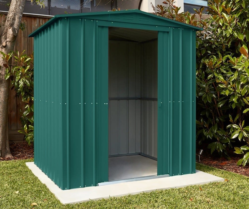 Metal Shed 6'x3' Green Lotus Steel Shed