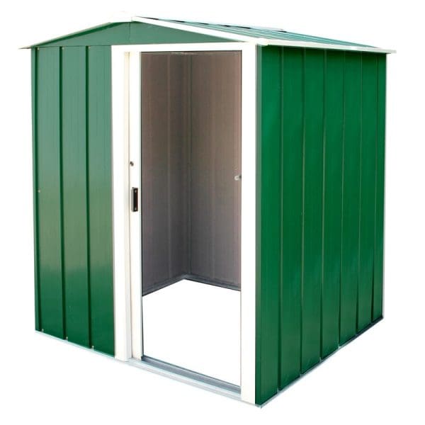 Metal Shed 5x4 - Sapphire Green - Image 5
