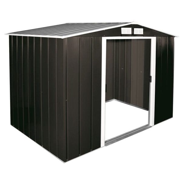 Metal Shed 8x6 - Sapphire Anthracite Grey - Image 2