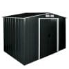 Metal Shed 8x8 - Sapphire Anthracite Grey