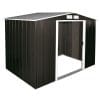 Metal Shed 8x8 - Sapphire Anthracite Grey - Image 2