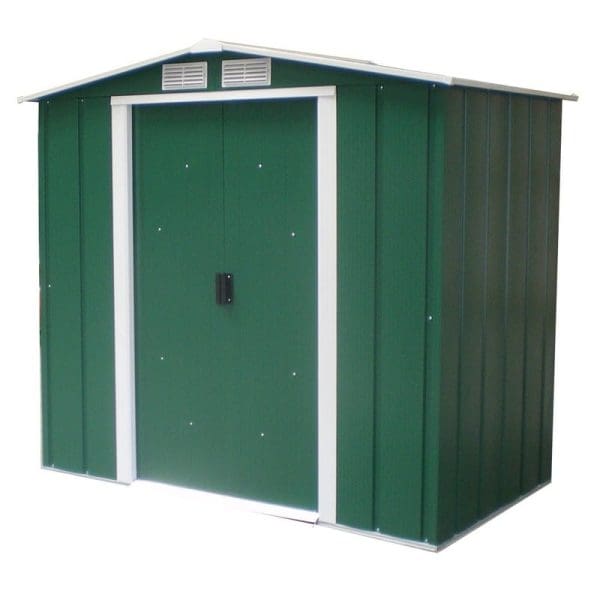 Metal Shed 6x4 - Sapphire Green - Image 4
