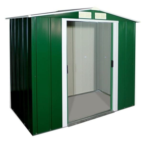 Metal Shed 6x4 - Sapphire Green - Image 5