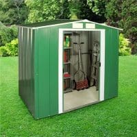 Metal Shed 6x4 - Sapphire Green