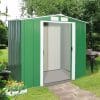Metal Shed 6x6 - Sapphire Green
