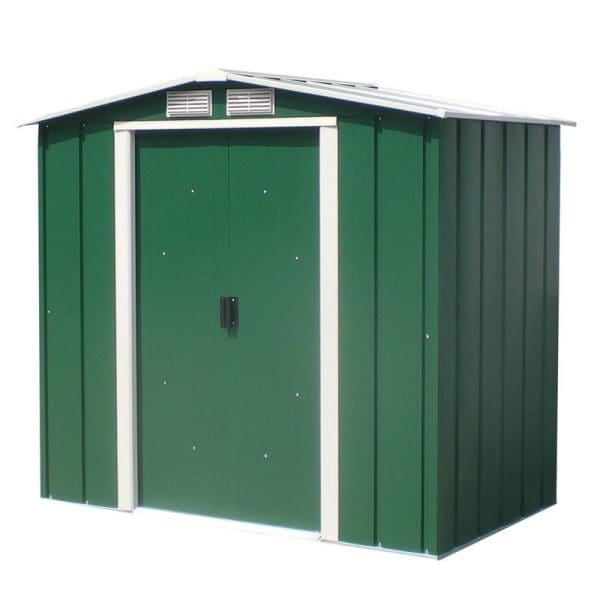 Metal Shed 6x6 - Sapphire Green - Image 3