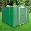 Metal Shed 8x6 - Sapphire Green - Image 2