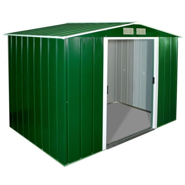 Metal Shed 8x6 - Sapphire Green - Image 3