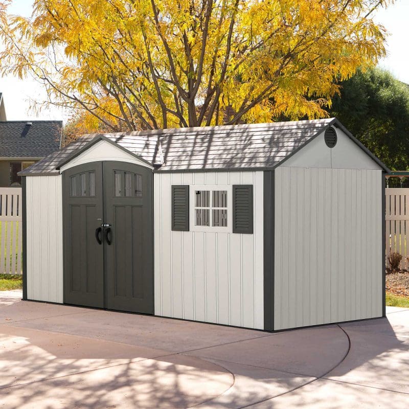 Plastic Shed | Lifetime 12.5'x8' Outdoor Storage Shed