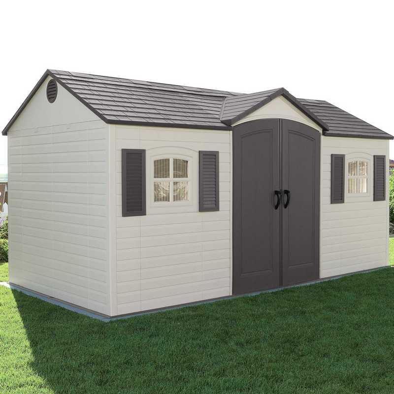 Plastic Shed Lifetime 15 X8 Outdoor Storage Outdoor Storage Shed, Outdoor Plastic Sheds Uk