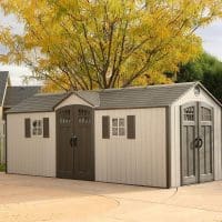 Plastic Outdoor Storage Shed Lifetime 20ft x 8ft - In Situ