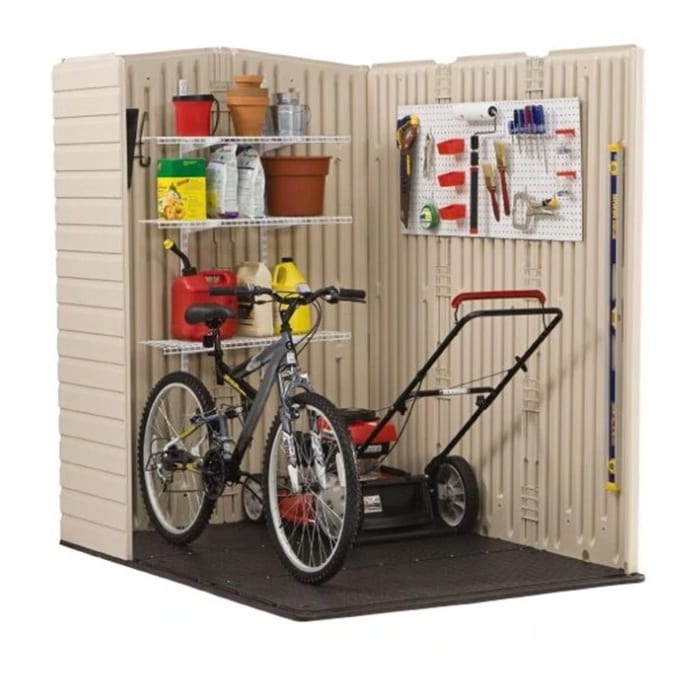 plastic shed 5'x6' rubbermaid garden shed