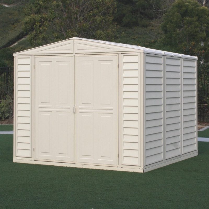 Plastic Shed 8'x8' Saffron Vinyl Shed
