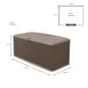 Plastic Storage Box - XL Rubbermaid Deck Box - Image 4