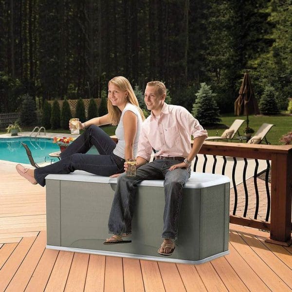 Plastic Storage Box - XL Rubbermaid Deck Box - Image 2