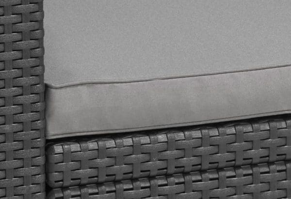 Rattan Sofa Lounge Set Grey - Close Up