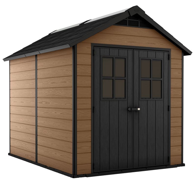 Keter Newton 7.5' x 9' Plastic Garden Shed