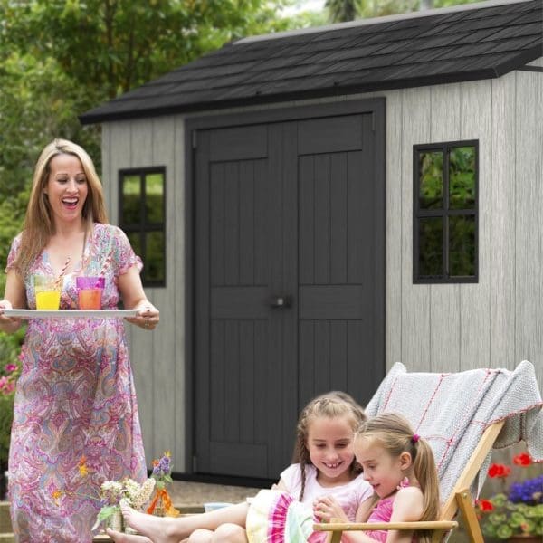 Keter Oakland 11x7.5 Plastic Garden Storage Shed - Image 2