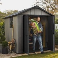 Keter Oakland 7.5x9 Plastic Garden Storage Shed