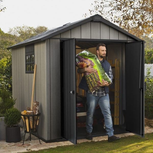 Keter Oakland 7.5x9 Plastic Garden Storage Shed