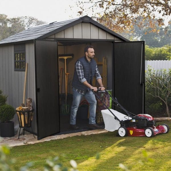 Keter Oakland 7.5x9 Plastic Garden Storage Shed - Image 2