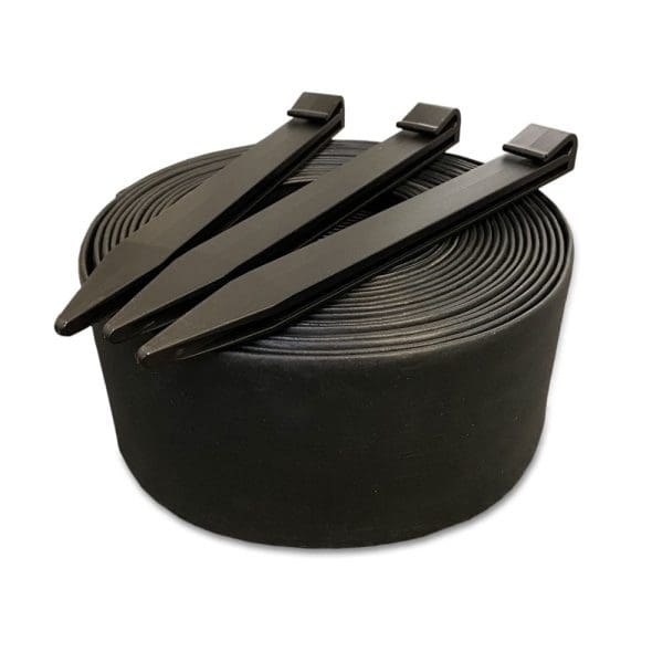 Lawn Edging Roll Kit - 10m Black