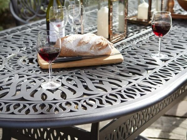 Amalfi 6 Seat Oval Dining Set - Image 3
