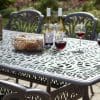 Amalfi 8 Seat Rectangular Dining Set - Image 5