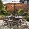 Amalfi 8 Seat Rectangular Dining Set