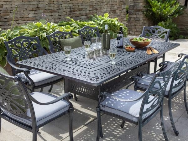 Capri 8 Seat Rectangular Dining Set - Image 6