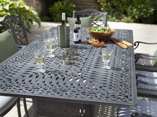 Capri 8 Seat Rectangular Dining Set - Image 7