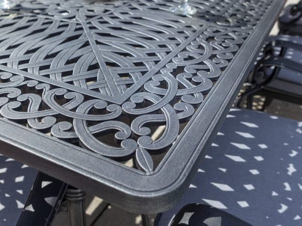 Capri 8 Seat Rectangular Dining Set - Image 9