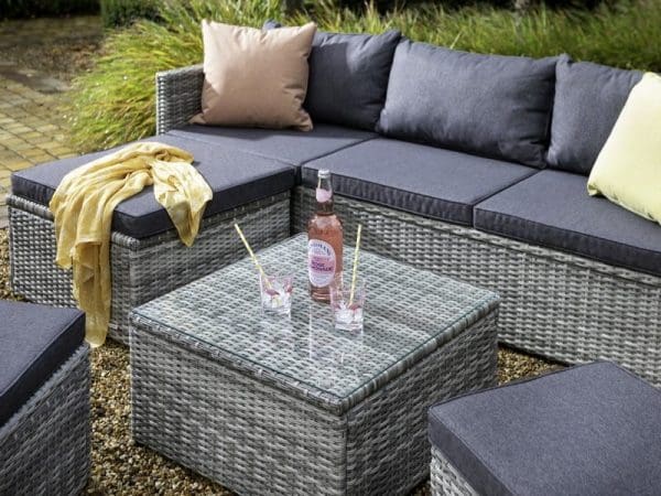 Cirrus Chaise Set with Stools - Image 4