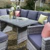 Cirrus Rectangular Casual Dining Set with Lounge Chair - Image 2