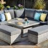 Heritage Tuscan Square Adjustable Casual Dining Set with Benches